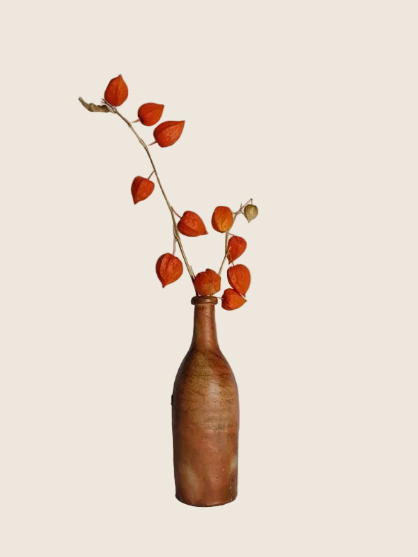 Bouteille de Cidre Ancienne en Grès – Artisanat Normand (Fin XIXe) - LVR
