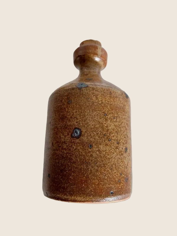 Petite Bouteille en Grès Pyrité – Design Brut & Authentique (Vintage 50s-70s) - LVR