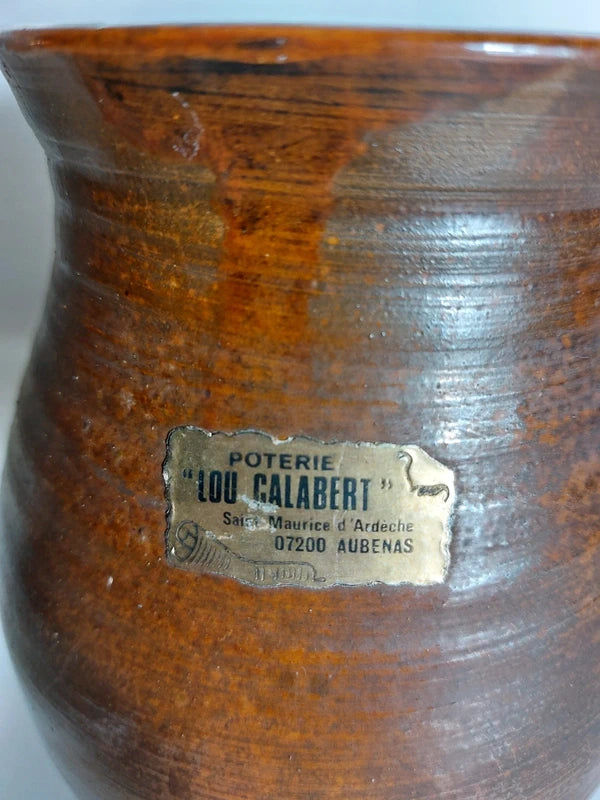 Pot à Confit en Grès avec Couvercle – Lou Calabert (Ardèche, France) - LVR