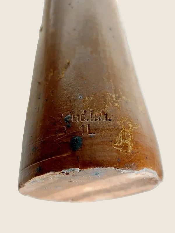 Bouteille en Grès Pyrité – Artisanat Allemand (Circa 1900) 29,5 cm - LVR