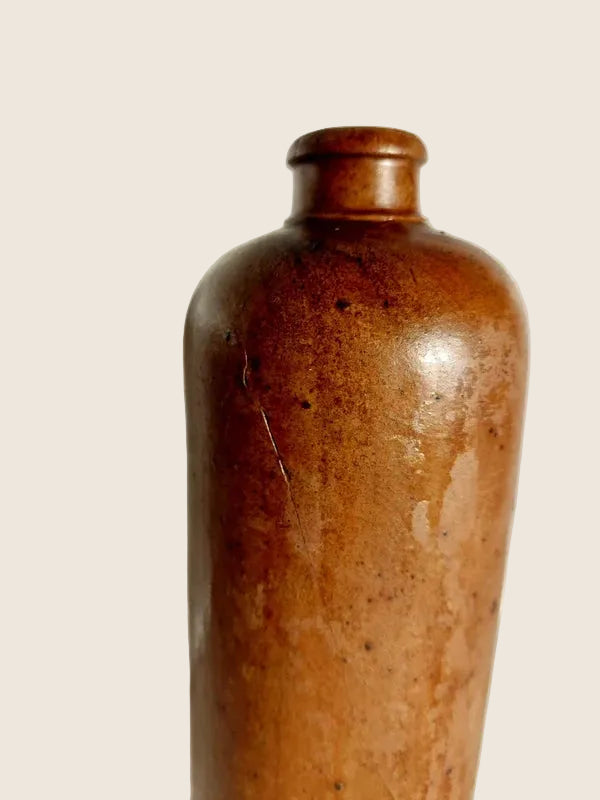 Bouteille en Grès Pyrité – Artisanat Allemand (Circa 1900) 29,5 cm - LVR