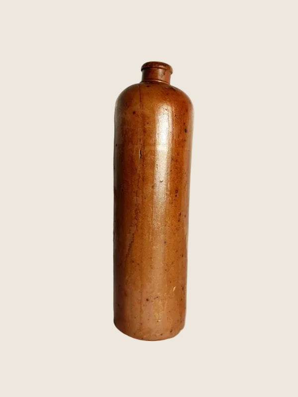 Bouteille en Grès Pyrité – Artisanat Allemand (Circa 1900) 29,5 cm - LVR