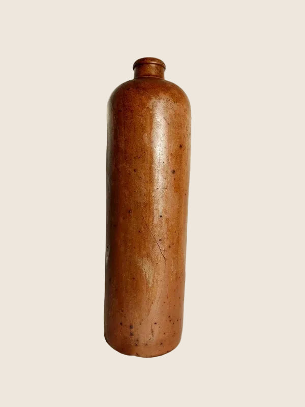 Bouteille en Grès Pyrité – Artisanat Allemand (Circa 1900) 29,5 cm - LVR