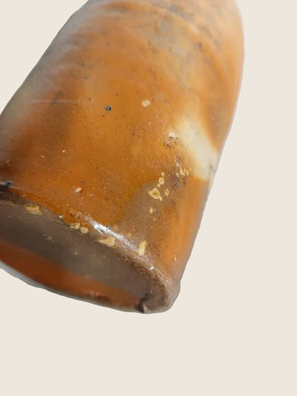 Bouteille de Cidre Ancienne en Grès – Artisanat Normand (Fin XIXe) - LVR