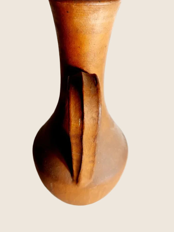 Grande Cruche Anthropomorphe en Terre Cuite – Artisanat XIXe Siècle - LVR