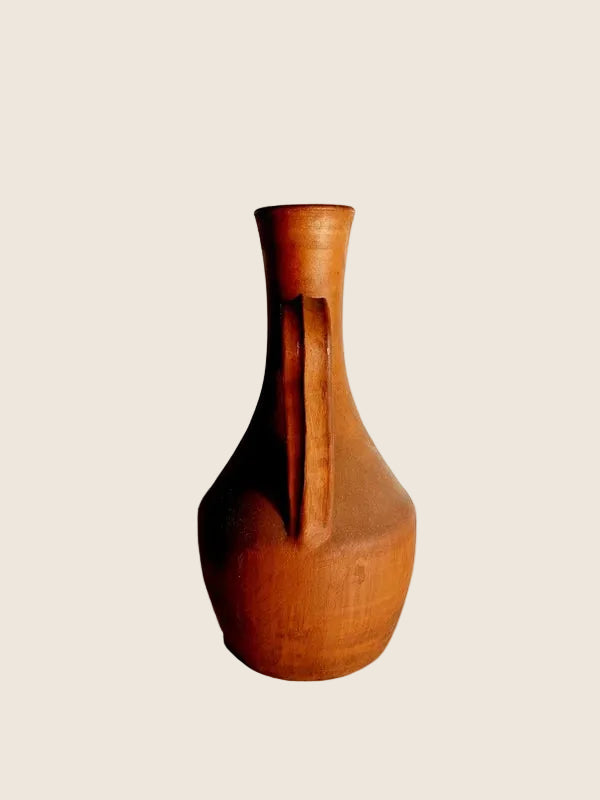 Grande Cruche Anthropomorphe en Terre Cuite – Artisanat XIXe Siècle - LVR