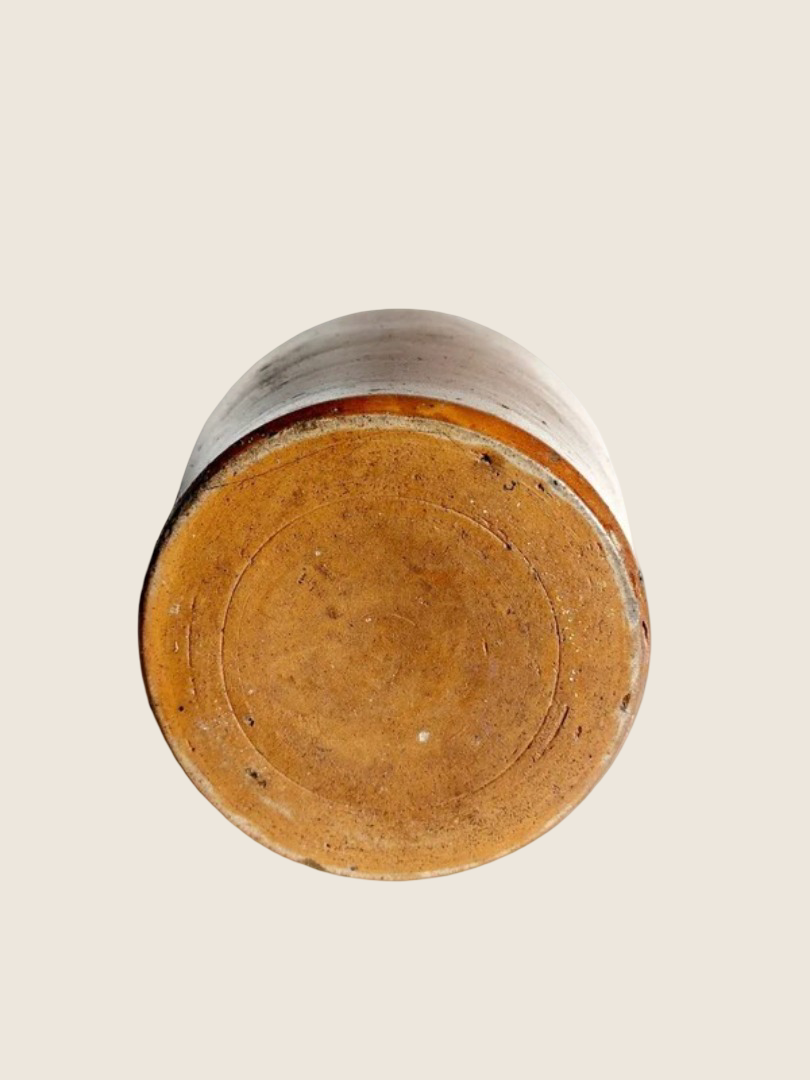 Grande Cruche Ancienne en Grès Vernissé 4L – Reflets Irisés Spectaculaires (Années 30) - LVR