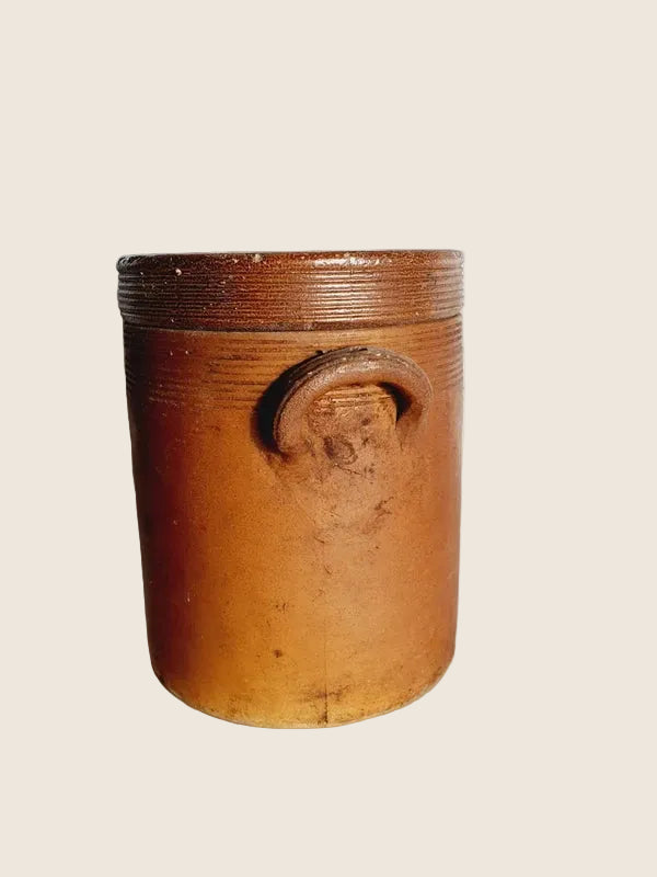Petit Saloir Traditionnel en Terre Cuite Vernissée – Format Compact (1,6 kg) - LVR