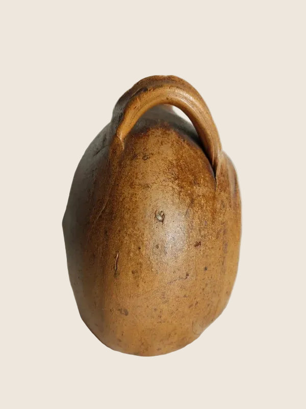 Gourde "Crapaud" de Moissonneur – Grès du Beauvaisis (Fin XIXe) - LVR