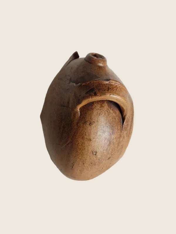 Gourde "Crapaud" de Moissonneur – Grès du Beauvaisis (Fin XIXe) - LVR
