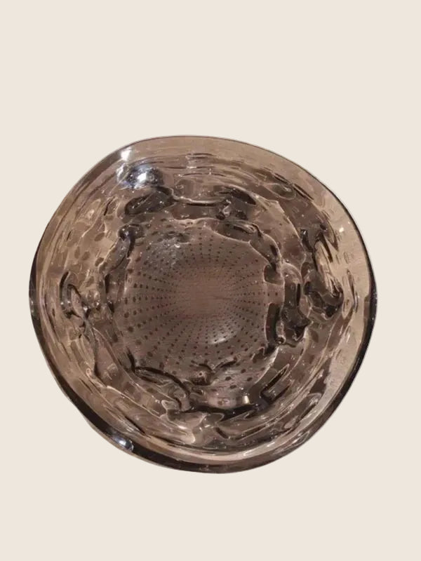 Coupe d'Art Murano Vintage – Verre Soufflé Bullicante 10kg (Années 60) - LVR