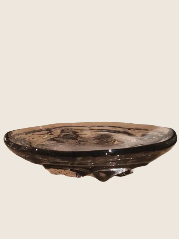 Coupe d'Art Murano Vintage – Verre Soufflé Bullicante 10kg (Années 60) - LVR
