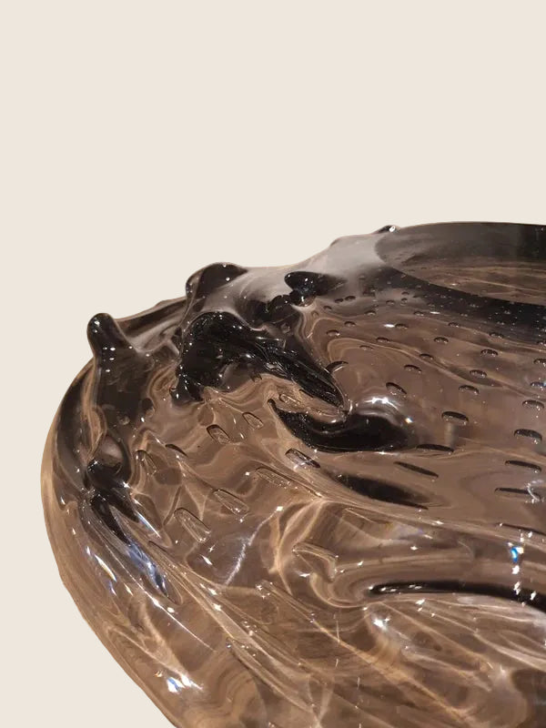Coupe d'Art Murano Vintage – Verre Soufflé Bullicante 10kg (Années 60) - LVR
