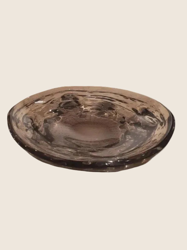 Coupe d'Art Murano Vintage – Verre Soufflé Bullicante 10kg (Années 60) - LVR