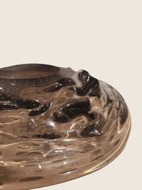 Coupe d'Art Murano Vintage – Verre Soufflé Bullicante 10kg (Années 60) - LVR