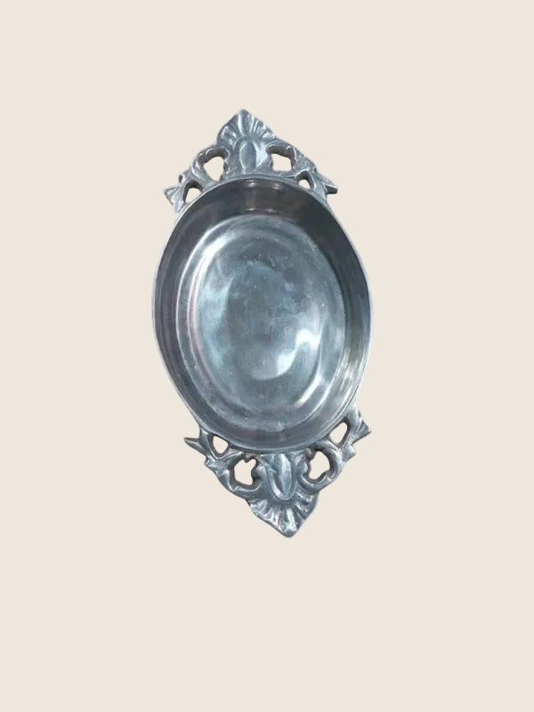 Plateau de Service Artisanal Mexicain en Aluminium Ciselé – Vintage 80s-90s - LVR