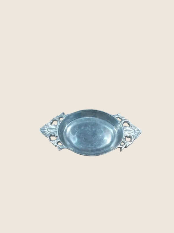 Plateau de Service Artisanal Mexicain en Aluminium Ciselé – Vintage 80s-90s - LVR