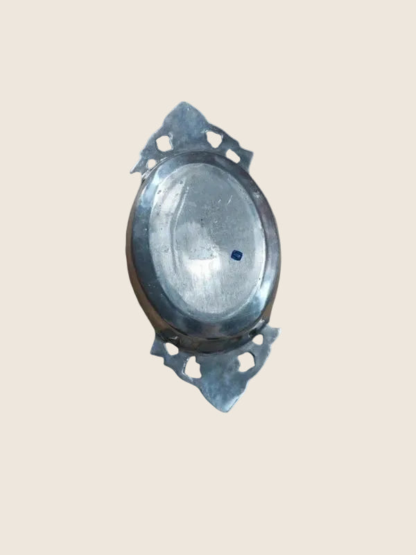 Plateau de Service Artisanal Mexicain en Aluminium Ciselé – Vintage 80s-90s - LVR