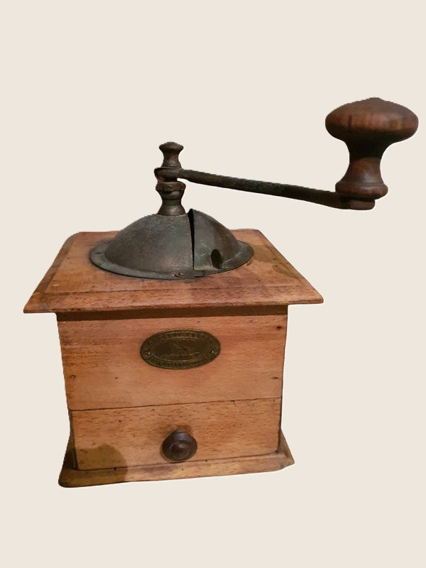 Véritable Moulin à Café Peugeot Frères – Bois Massif Valentigney (Vintage) - LVR