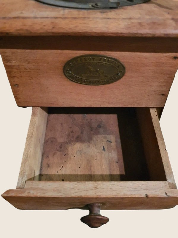 Véritable Moulin à Café Peugeot Frères – Bois Massif Valentigney (Vintage) - LVR