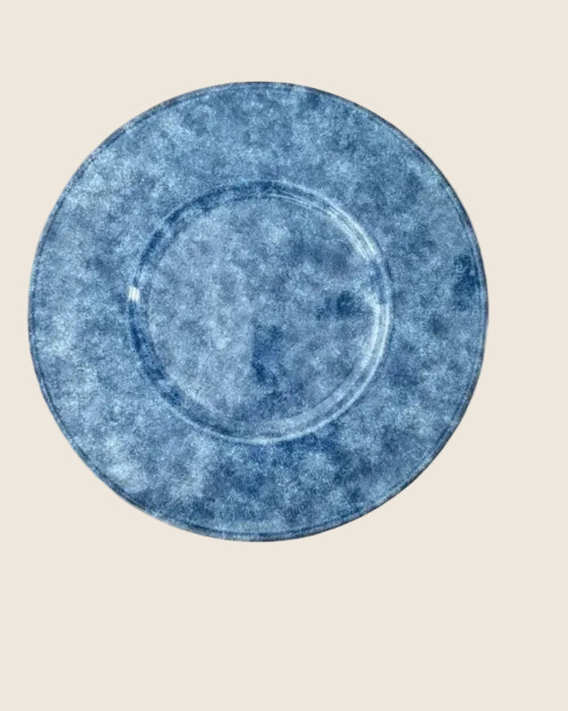 Trio de Plats de Présentation Christofle – Orfèvrerie de Luxe Gris-Bleu (31,5cm) - LVR