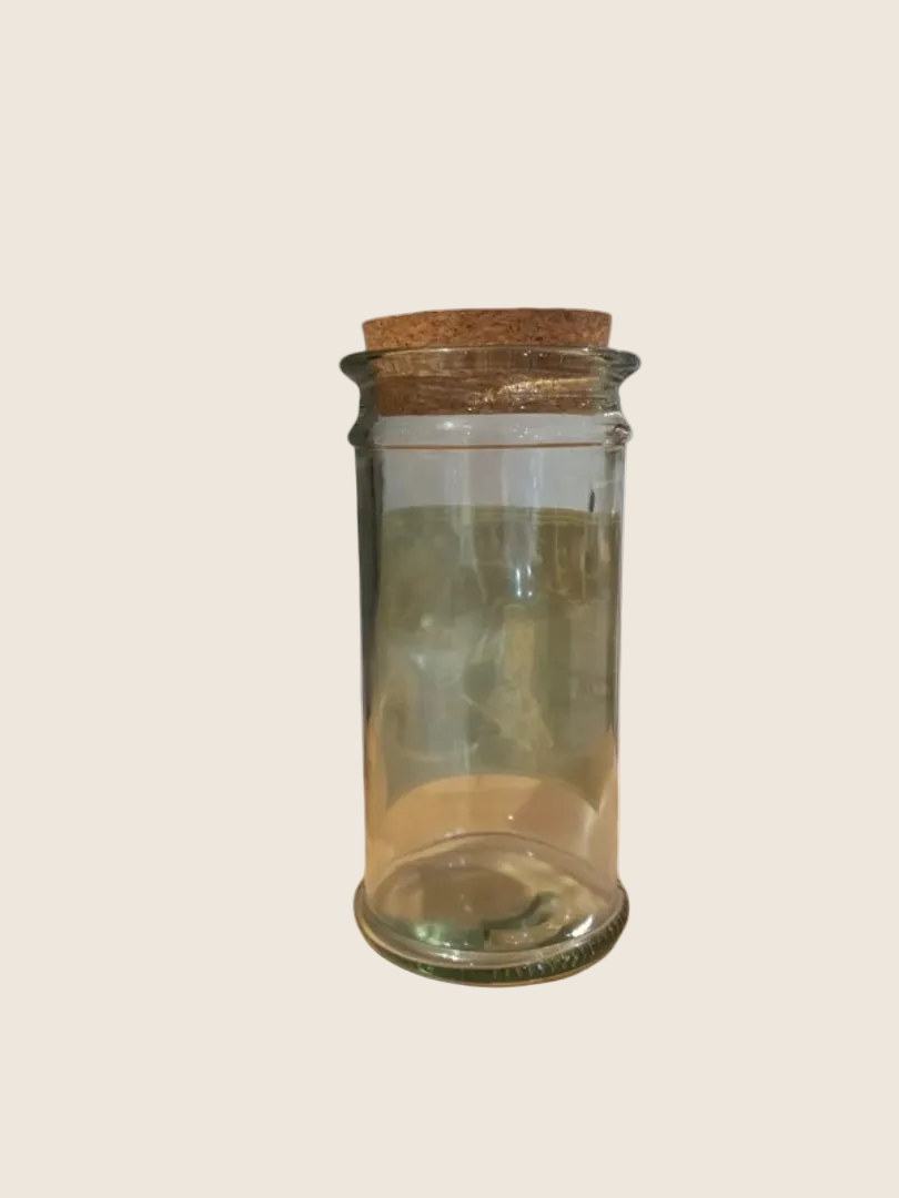 Bocal Publicitaire Terrot Dijon – Verre Épais & Liège (Style Épicerie Rétro) - LVR