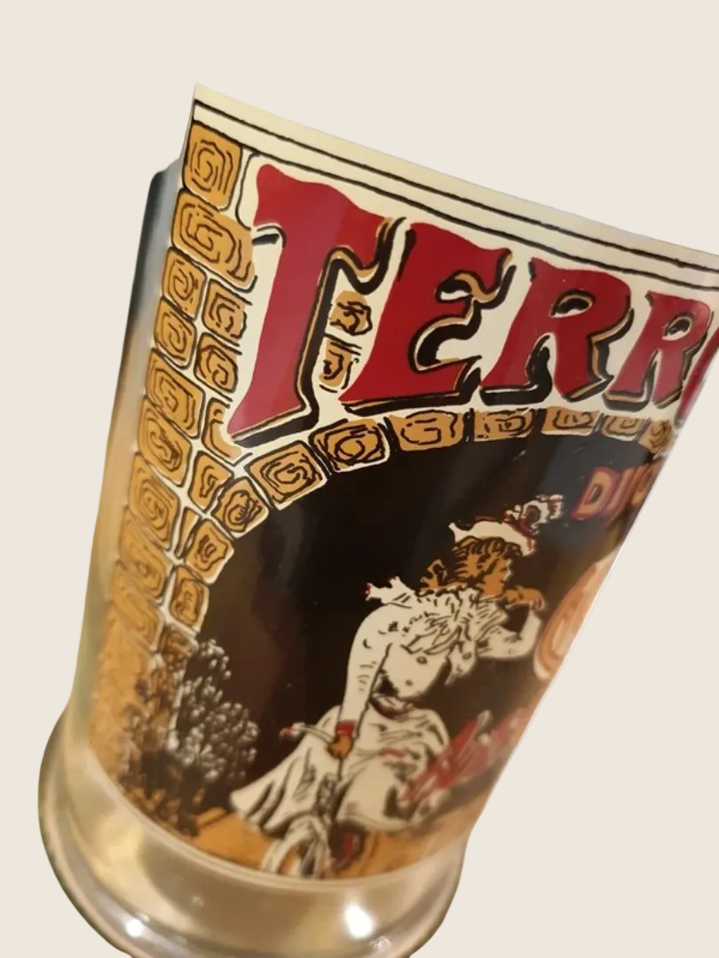 Bocal Publicitaire Terrot Dijon – Verre Épais & Liège (Style Épicerie Rétro) - LVR