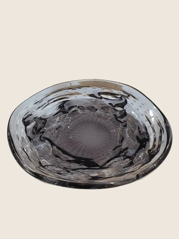 Coupe d'Art Murano Vintage – Verre Soufflé Bullicante 10kg (Années 60) - LVR