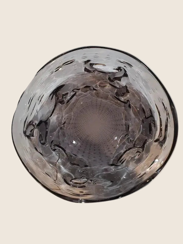 Coupe d'Art Murano Vintage – Verre Soufflé Bullicante 10kg (Années 60) - LVR