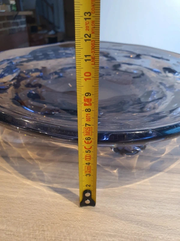 Coupe d'Art Murano Vintage – Verre Soufflé Bullicante 10kg (Années 60) - LVR