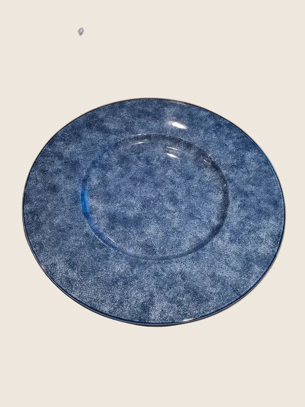 Trio de Plats de Présentation Christofle – Orfèvrerie de Luxe Gris-Bleu (31,5cm) - LVR