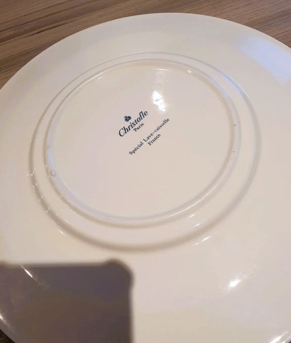 Trio de Plats de Présentation Christofle – Orfèvrerie de Luxe Gris-Bleu (31,5cm) - LVR