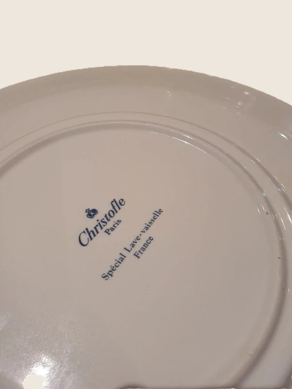 Trio de Plats de Présentation Christofle – Orfèvrerie de Luxe Gris-Bleu (31,5cm) - LVR