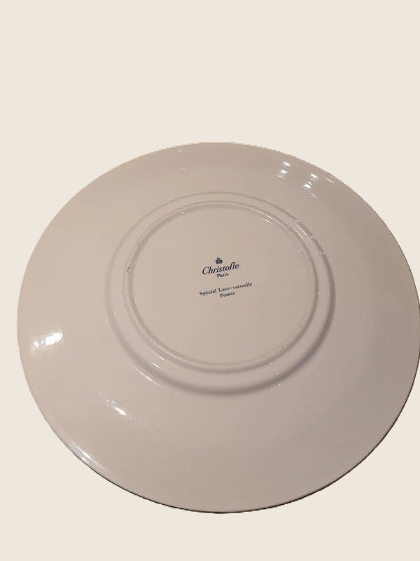 Trio de Plats de Présentation Christofle – Orfèvrerie de Luxe Gris-Bleu (31,5cm) - LVR