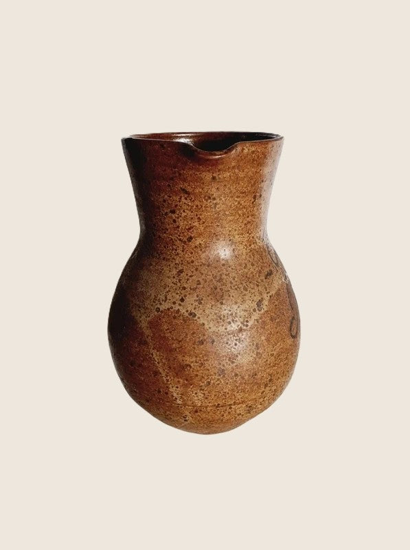 Pichet "Vin Blanc" en Grès Émaillé – Esprit Bistrot Français (1,5L) - LVR
