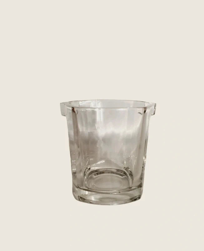 Seau à Glace en Cristal Épais – Verrerie de Reims (Vintage 70s-80s) - LVR