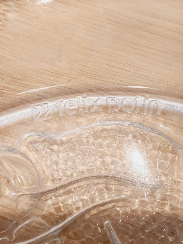 Assiettes Vintage Félix Potin "La Parisienne" - Verre Trempé Publicitaire Années 50-60 - LVR