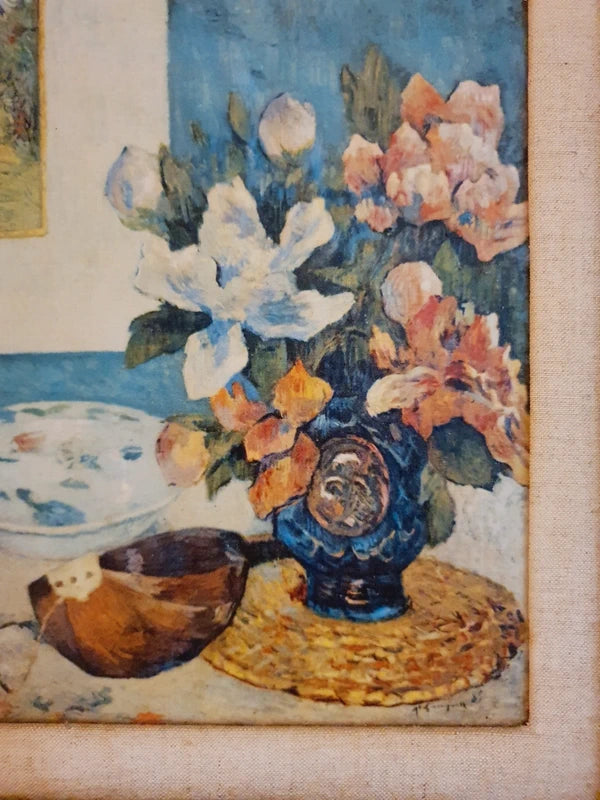 Tableau Nature Morte "Bouquet Floral" – Cadre Doré Classique (32 x 26 cm) - LVR