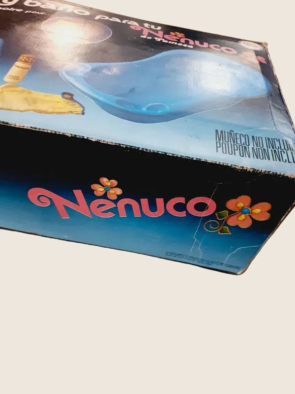 Set Vintage Nenuco : Chaise Haute & Baignoire – Famosa (1980) avec Boîte d'Origine - LVR