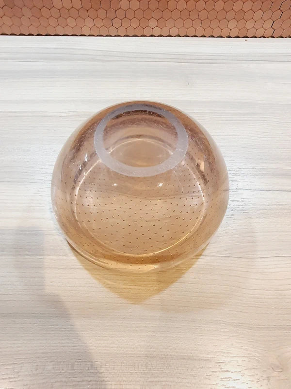 Le Joyau des Tsars : Coupe Val Saint Lambert en Cristal Bullé Rose (3,3 kg) - LVR