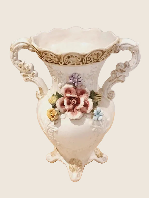Vase Médicis Capodimonte : Le Romantisme de la Porcelaine Italienne 🌸🇮🇹 - LVR