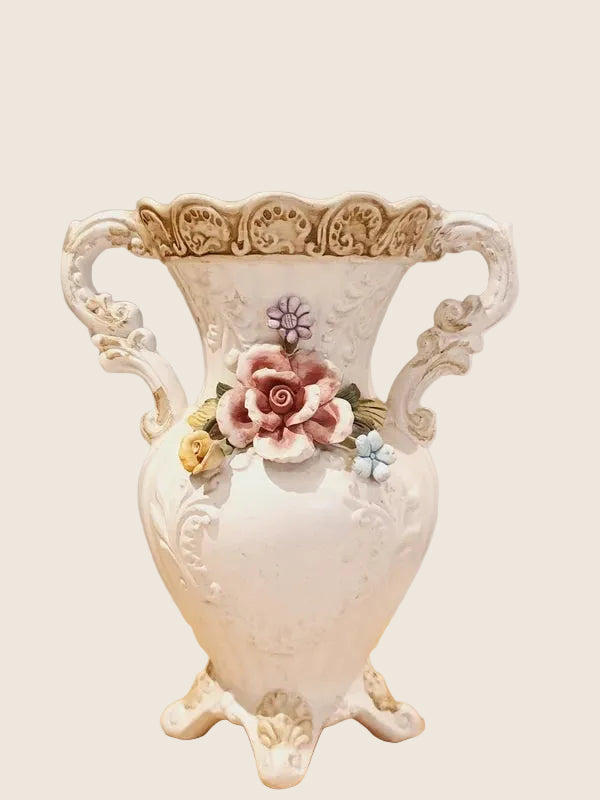 Vase Médicis Capodimonte : Le Romantisme de la Porcelaine Italienne 🌸🇮🇹 - LVR