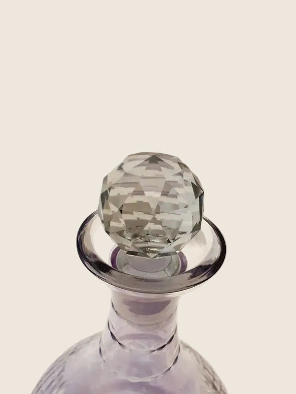 Carafe en Cristal Taillé Violet Améthyste : L'Éclat des Sixties 💜 - LVR