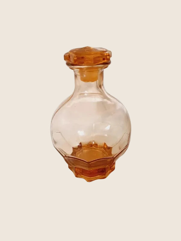 Carafe "Apricot Sunset" : La Douceur du Verre Rose-Orangé (60-70's) - LVR