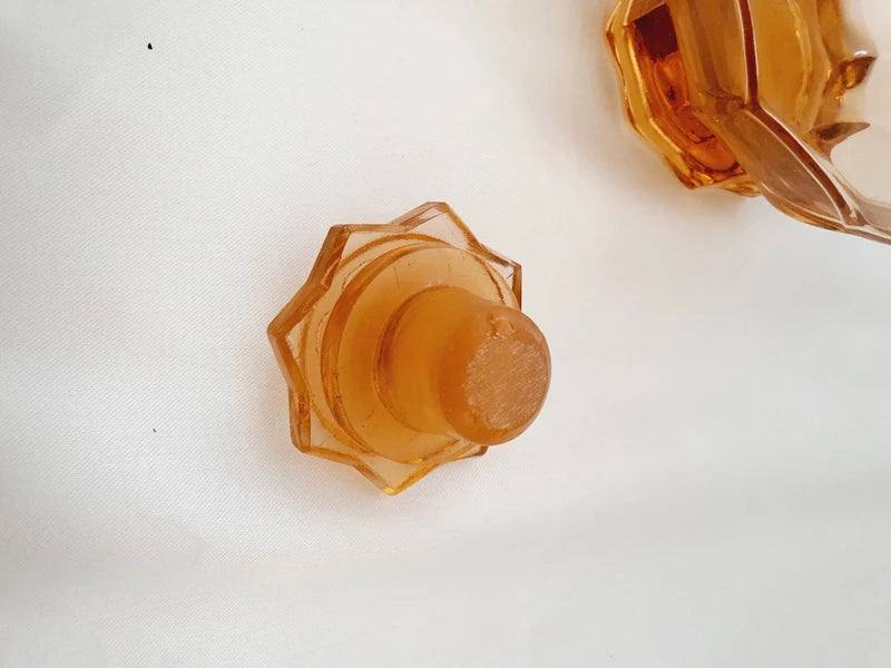 Carafe "Apricot Sunset" : La Douceur du Verre Rose-Orangé (60-70's) - LVR