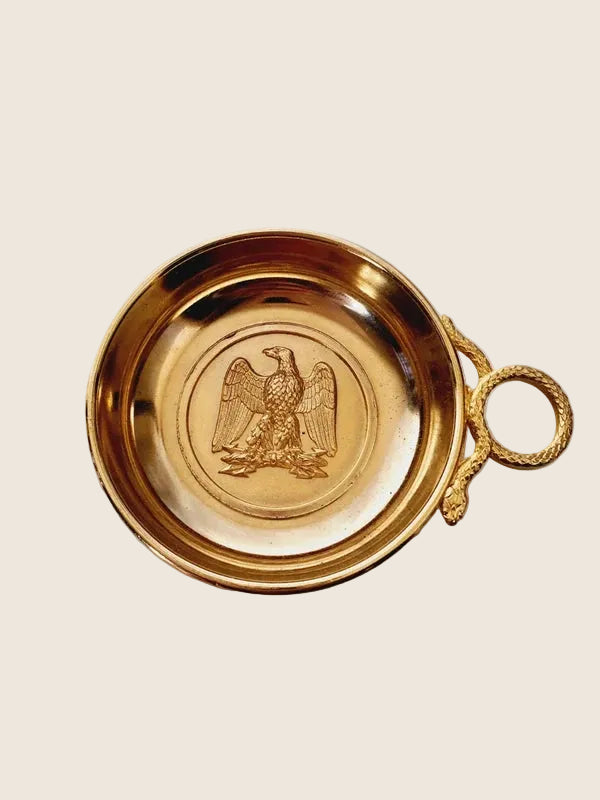 Trio de Tastevins de Collection : Dorure Or Fin 24 Carats & Symbolisme Rare - LVR