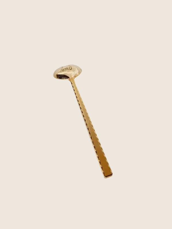 Cuillère à Glaçons d’Exception : Dorure Or Fin 24 Carats (Vintage Luxe) - LVR