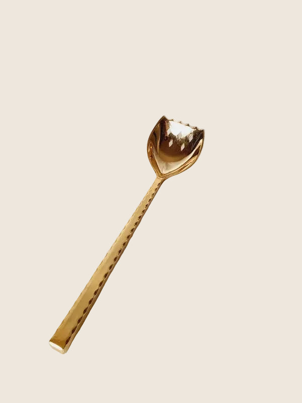 Cuillère à Glaçons d’Exception : Dorure Or Fin 24 Carats (Vintage Luxe) - LVR