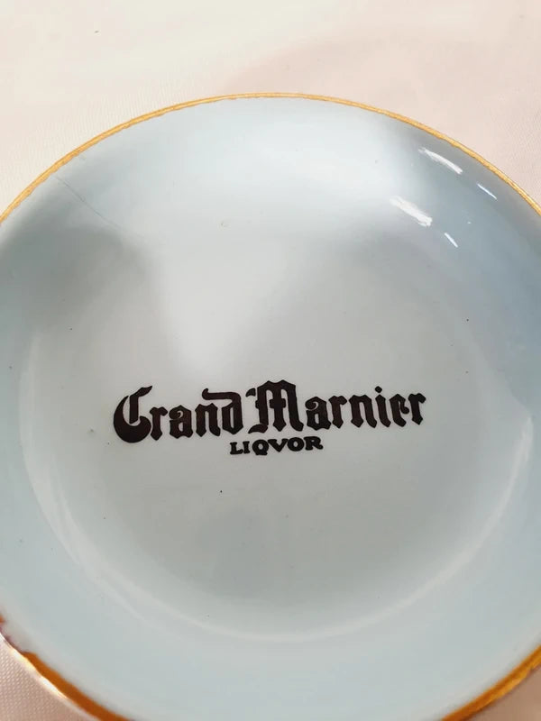 Coupelle "Grand Marnier" Vintage : Bleu Poudré & Liseré Doré (60-70's) 🍊 - LVR
