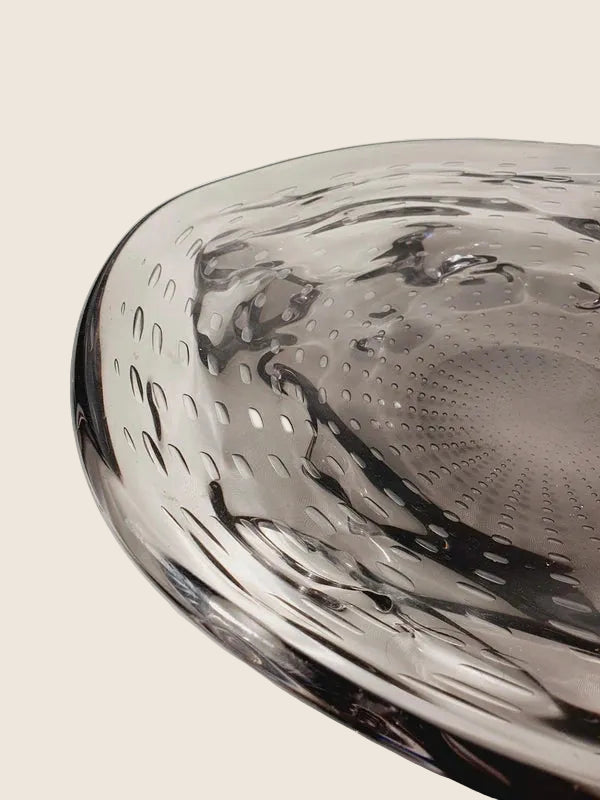 Coupe d'Art Murano Vintage – Verre Soufflé Bullicante 10kg (Années 60) - LVR